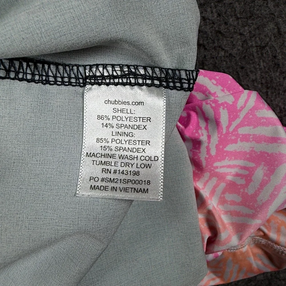 Chubbies Swim Trunks Mens Small 5.5